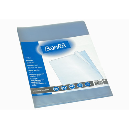 Bantex plastomslag A3