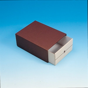 BOKS NR 2 A4 140MM HØJ BRUN/BEIGE