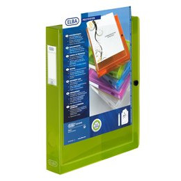 DOKUMENTBOX A4 TRANSPARENCE 994034-16 - GRØN