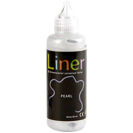 3D Liner, sølv perlemor, 80 ml