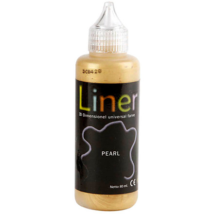 3D Liner, guld perlemor, 80 ml