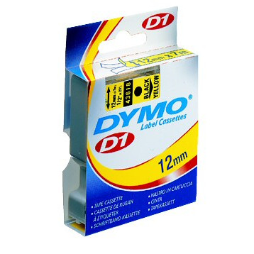 DYMO D1 TAPE 12 MM - 6 VARIANTER - 45014, 45021, 45018, 45013, 45010 og 45017