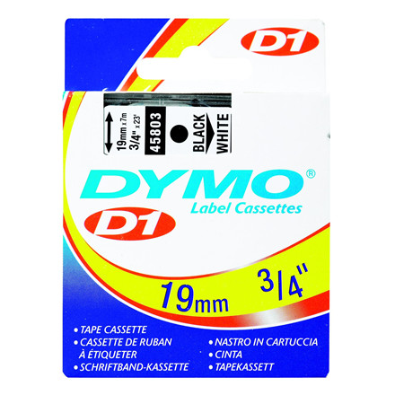 DYMO D1 TAPE 19 MM 45803