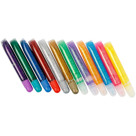 Glitterlim - sortiment, 10 ml, 24 ass.