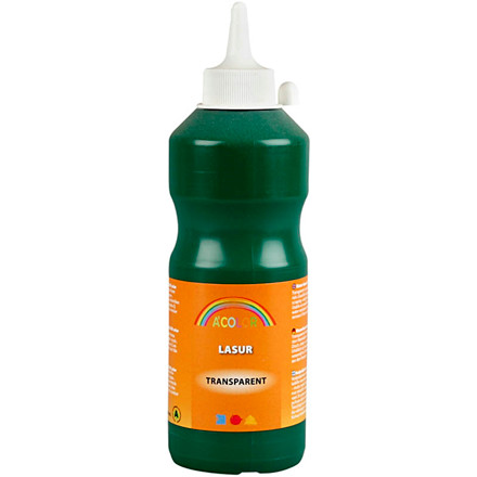 A-Color lasurmaling, grøn, 06 - transparent, 500 ml