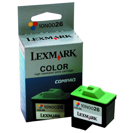 BLÆK LEXMARK 10N0026 NO.26 3-FARVET