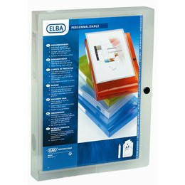 DOKUMENTBOX A4 ELBA TRANSPARENCE 994034-17 - KLAR