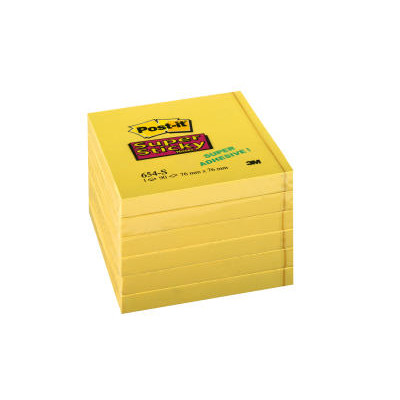 POST IT SUPER STICKY NOTES 76X76MM 