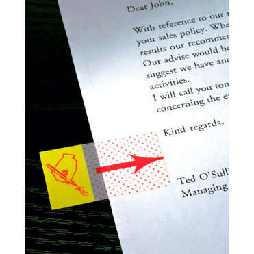 POST IT INDEX M/UNDERSKRIV HER