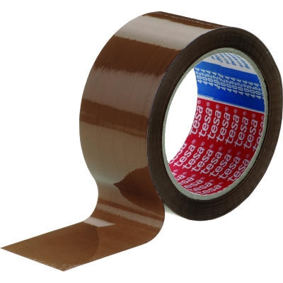 EMBALLAGETAPE TESA PRÆ PVC50MM BRUN