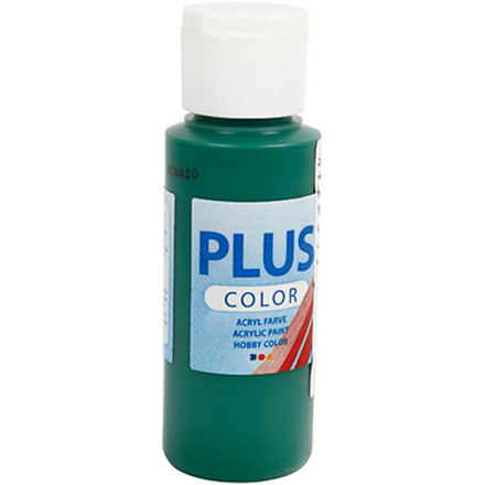 Plus Color hobbymaling, hunter green, 60 ml