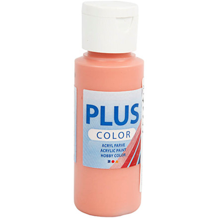 Plus Color hobbymaling, coral, 60 ml