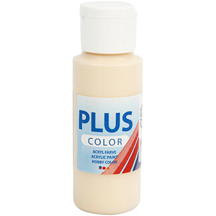 Plus Color hobbymaling, pale gold, 60 ml