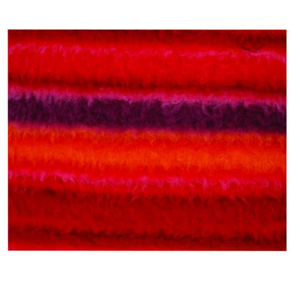 Fleece, 125 cm, pink smal stribet, 1 stk.