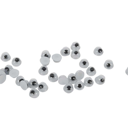 Rulleøjne, 4 mm, 100 stk.