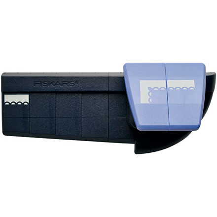 2-in-1 border-corner punch, 20 cm, gitter og blonde, 1 stk.
