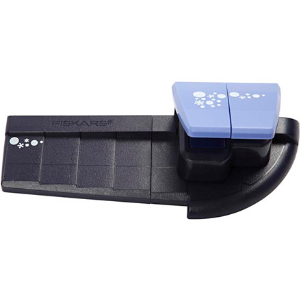 2-in-1 border-corner punch, 20 cm, snevejr, 1 stk.