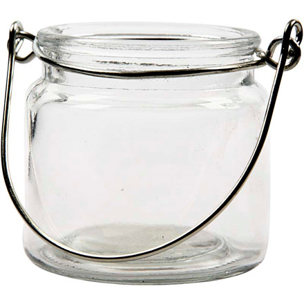Lysglas, 6 cm, 12 stk.