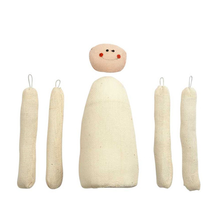 Dukkedele , 23 cm, 10 sæt