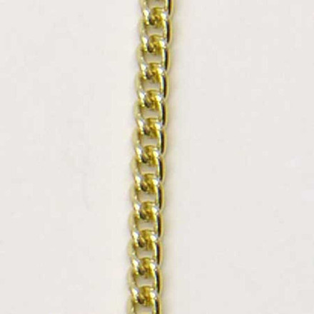 Kæde, 3 mm, forgyldt, FG, 10 m