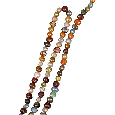 Ferskvandsperler Dot, 8-10 mm, 10 stk.