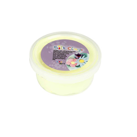 Silk Clay, pastel gul, 40 g