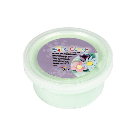 Silk Clay, pastel grøn, 40 g