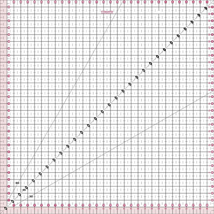 Patchwork lineal, 30x30 cm, 1 stk.