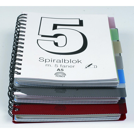 RELIEF NOTEBOOK A5 5 FANER