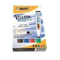 WB MARKER BIC VELLEDA ETUI /4 STK