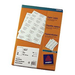 KOPI ETIKETTER AVERY 18038 / 200 STK