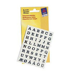 BOGSTAVER A-Z AVERY 32-448 48 STK