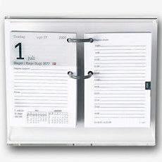 MAYLAND KALENDER STATIV UFARVET ACRYL