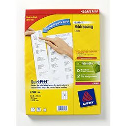 QUICK PEEL™ ETIKETTER AVERY L7164-100 1200 STK