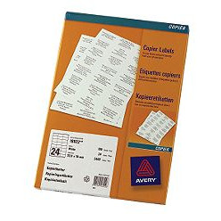 KOPI ETIKETTER AVERY 18022 2400 STK