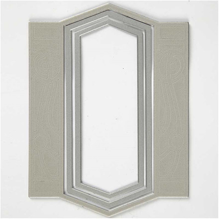 Skæreskabelon, 3,8x11 - 10,5x14 cm, ramme, 1 stk.