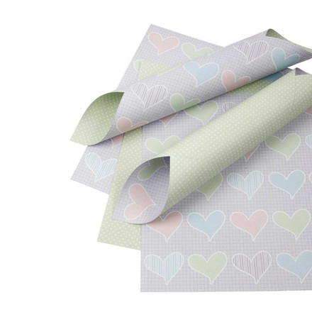 Design papir, 30,5x30,5 cm, Bremen, 5 ark