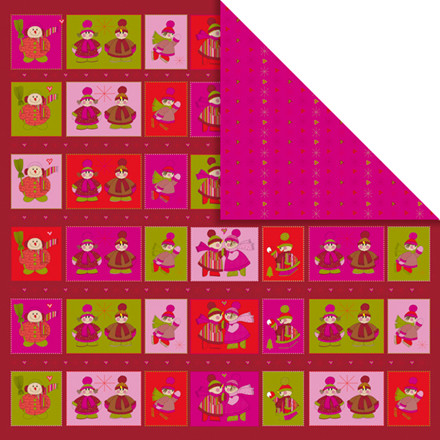 Design papir, 30,5x30,5 cm, Helsinki, 5 ark