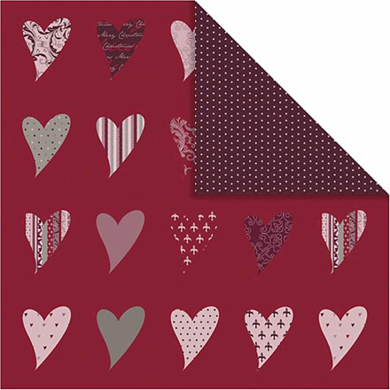 Design papir, 30,5x30,5 cm, Stockholm, 5 ark