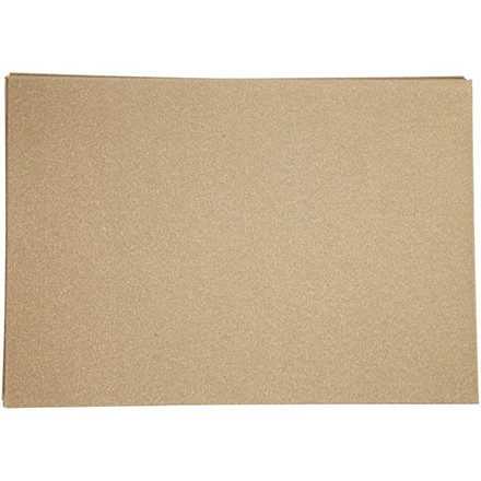 Perlemors papir, 21x30 cm, guld, struktur, 10 ark