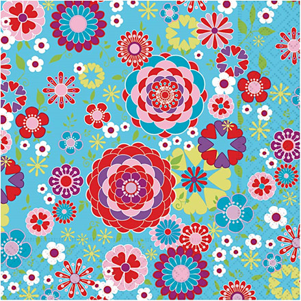 Servietter, 33x33 cm, fuldt flor, 20 stk.