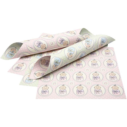 Design papir, 30,5x30,5 cm, Bremen, 5 ark