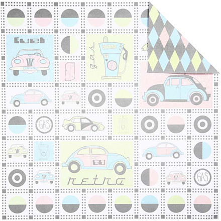 Design papir, 30,5x30,5 cm, Bremen, 5 ark