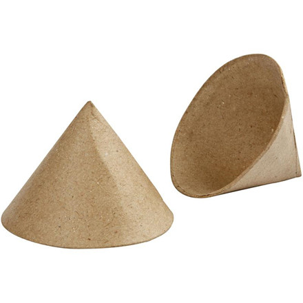 Lave kegler, 6,5 cm, 10 stk.