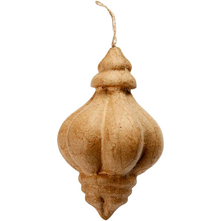 Ornamentkugle, 12,5 cm, 1 stk.