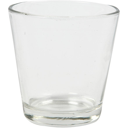 Lysglas, 6,5 cm, 12 stk.