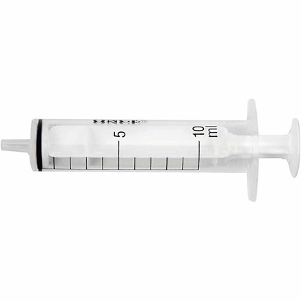 Stempelsprøjte, 0-10 ml, 1 stk.