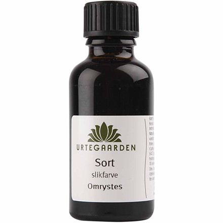Sort farve, 30 ml