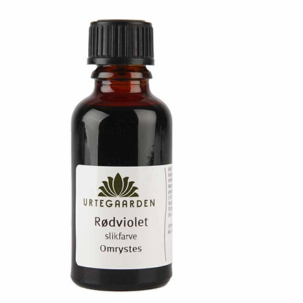Rødviolet farve, 30 ml