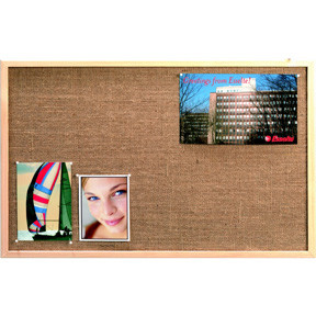 Esselte Pinboard Hessian Wood frame 60x80cm